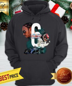 Official Lewis Hamilton 6 World Titles Signature Hoodie