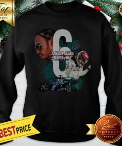 Official Lewis Hamilton 6 World Titles Signature Sweatshirt