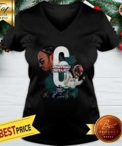 Official Lewis Hamilton 6 World Titles Signature V-neck