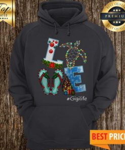 Official Love Turtle #Gigilife Christmas Hoodie