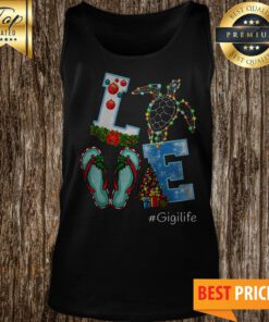 Official Love Turtle #Gigilife Christmas Tank Top