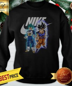 Official Nike Dragon Ball Vegeta And Son Goku Sweatshirt