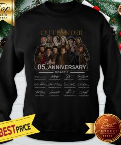 Official Outlander 05th Anniversary 2014 2019 Signatures Sweatshirt