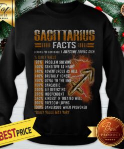 Official Sagittarius Facts Sweatshirt