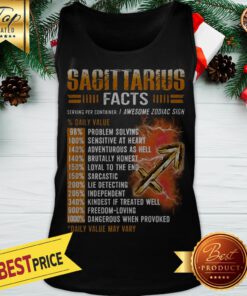 Official Sagittarius Facts Tank Top
