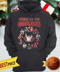 Official San Francisco 49ers All-Time Greats Signatures Hoodie