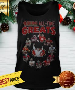 Official San Francisco 49ers All-Time Greats Signatures Tank Top