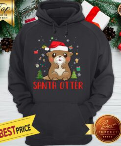 Official Santa Otter Christmas Hoodie