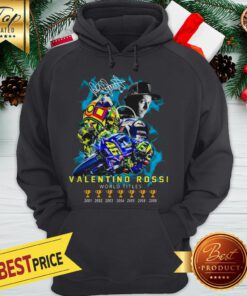 Official Signature Valentino Rossi World Titles 6 Hoodie