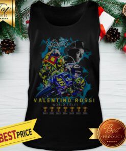Official Signature Valentino Rossi World Titles 6 Tank Top