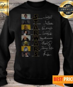 Official Star Wars Character Signatures Sweatshirt