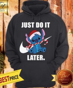 Official Stitch Just Do It Later Nike Hoodie