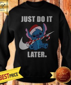 Official Stitch Just Do It Later Nike Sweatshirt