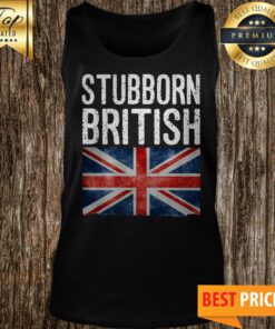 Official Stubborn British Union Jack Flag Tank Top