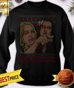 Official Woman Yelling Meme Ugly Christmas Sweatshirt