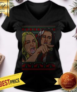 Official Woman Yelling Meme Ugly Christmas V-neck