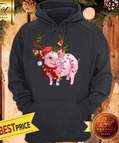 Pig gorgeous reindeer Crewneck Hoodie