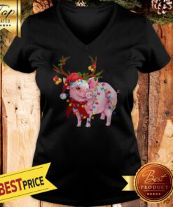 Pig gorgeous reindeer Crewneck V-neck