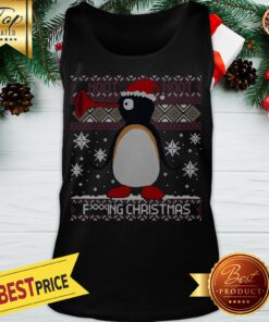 Pingu Santa Noot Noot Fucking Christmas Tank Top