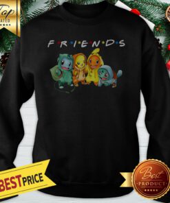Pokemon Pikachu Bulbasaur Squirtle Charmander Friends Kids Sweatshirt