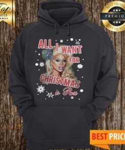 RuPaul All I Want For Christmas Is Ru Hoodie