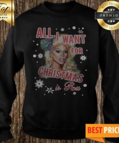 RuPaul All I Want For Christmas Is Ru Sweatshirt