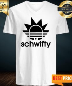 Schwifty Adidas Rick Sanchez V-neck