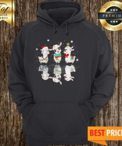 Sheep Merry Christmas Snow Hoodie