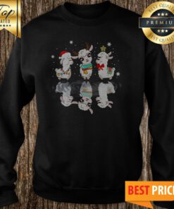Sheep Merry Christmas Snow Sweatshirt