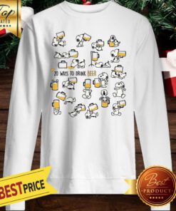 Snoopy 20 Ways To Drink Beer Sweatshirt