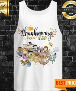 Snoopy And Friends Happy Thanksgiving Halloween Tank Top