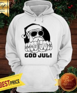 Xmas Tf Me God Jul Santa Christmas Hoodie