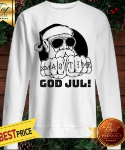 Xmas Tf Me God Jul Santa Christmas Sweatshirt