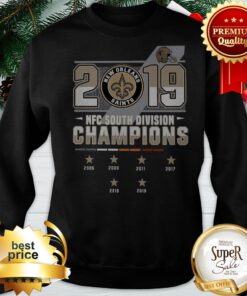 2019 New Orleans Saints NFC South Division Champions Sweatshirt