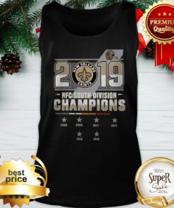 2019 New Orleans Saints NFC South Division Champions Tank Top