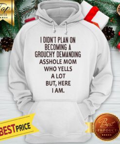 I Didn’t Plan On Becoming A Grouchy Demanding Asshole Mom Who Yells A Lot But Here I Am Hoodie