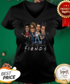 All signature Queen Friends Freddie Mercury V-neck