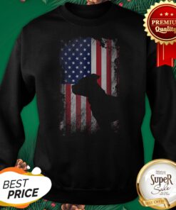 American Flag Pitbull Terrier USA Flag Sweatshirt