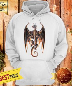 Anne Stokes Dragon Warrior Canvas Hoodie