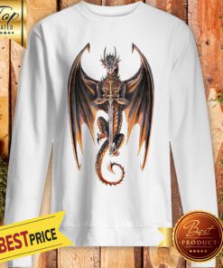 Anne Stokes Dragon Warrior Canvas Sweatshirt