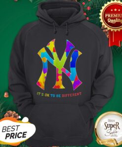 Autism New York Yankees It's Ok To Be Different Hoodie