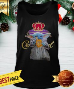 Baby Yoda Holding Crown Royal Star Wars Tank Top