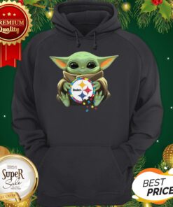 Baby Yoda Hug Autism Pittsburgh Steelers Star Wars ShirtBaby Yoda Hug Autism Pittsburgh Steelers Star Wars Hoodie