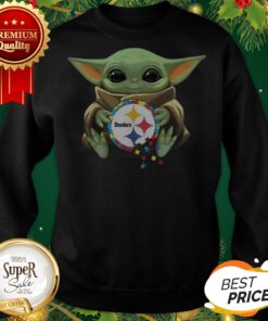 Baby Yoda Hug Autism Pittsburgh Steelers Star Wars ShirtBaby Yoda Hug Autism Pittsburgh Steelers Star Wars Sweatshirt