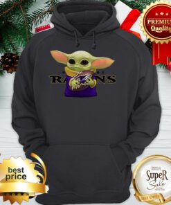 Baby Yoda Hug Baltimore Ravens Hoodie