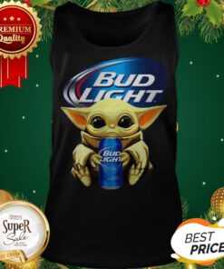 Baby Yoda Hug Bud Light Budweiser Star Wars Mandalorian Tank Top