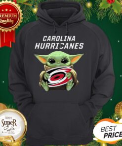 Baby Yoda Hug Carolina Hurricanes Hoodie