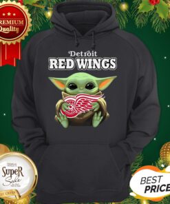 Baby Yoda Hug Detroit Red Wings Hoodie