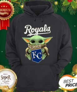 Baby Yoda Hug Kansas City Royals Hoodie