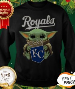 Baby Yoda Hug Kansas City Royals Sweatshirt